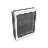 Dog Mate lockable large dog door installation in UPVC shows secure, easy access
