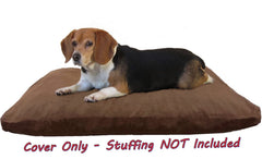 Dogbed4less machine-washable denim cover for easy cleaning