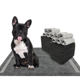 Dogcator Charcoal Pads six-layer absorption for quick liquid capture and mess reduction.