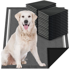 Dogcator Charcoal Puppy Pads pack-front 30-count for crate training