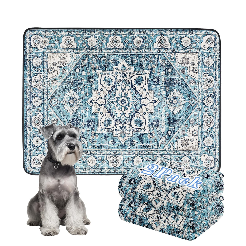 Dogcator Thicken Washable Pee Pad top view highlights leak protection for clean floors