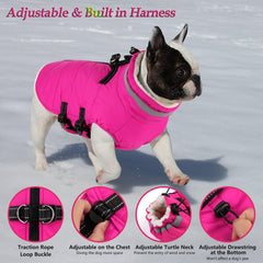 Dogcheer reflective strips pink night visibility for safer walks.
