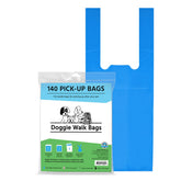 Doggie Walk Bags with easy-tie handle for quick cleanup