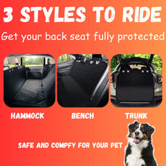 Doggie World non-slip base prevents sliding during rides