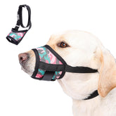 DoggieKit breathable mesh muzzle enables natural panting on walks