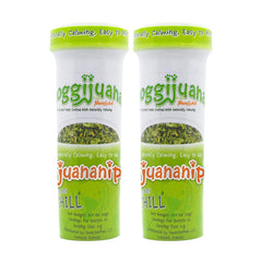 Doggijuana Juananip refill bottle 2-pack for easy calming routines.