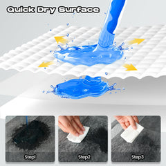 DOGGO DOUG edge-wrapping design pad to prevent leaks.