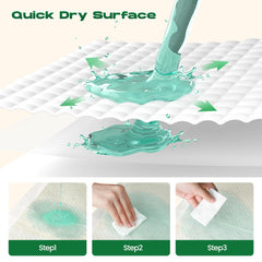 DOGGO DOUG 22x22 inch pad laid flat for quick training setup and mess pickup.