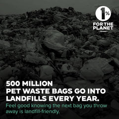 Doggy Do Good easy-open perforated line highlights quick, simple bag release.