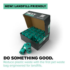 Doggy Do Good thick leakproof bags demonstrate durability for mess-free dog walks.