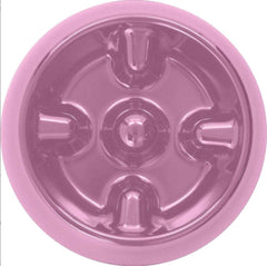 Dogit Go Slow bowl top view in black shows wide mouth for comfy feeding