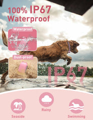 DOGLinsen remote with 2800ft range supports outdoor obedience from a distance.