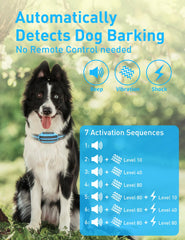 DOGLinsen training modes beep, vibration, and shock support indoor training sessions.
