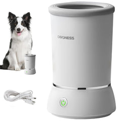 DOGNESS W01 top view shows quick, mess-free paw cleaning.