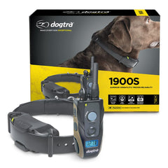Dogtra 1900S transmitter with ergonomic grip for confident all-weather training sessions