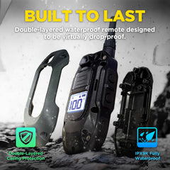 Dogtra 280X 1000-lux LED light enhances night safety during dusk walks.