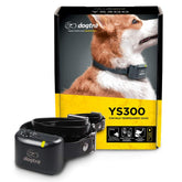 Dogtra YS300 receiver with sound recognition sensor for precise bark detection during training.