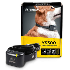 Dogtra YS300 receiver with sound recognition sensor for precise bark detection during training.