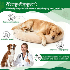 DOGVC Hemp Calming Chews ingredients panel lists hemp, chamomile, valerian for soothing blends.