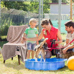 Dogvingpk extralarge towel absorbent microfiber delivers fast water removal.