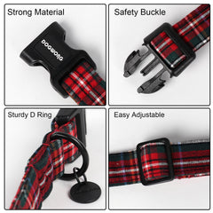 DOGWONG soft fabric collar demonstrates lightweight comfort for daily wear.
