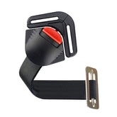 Dogxiong buckle clip front view shows durable zinc alloy construction for secure seating.