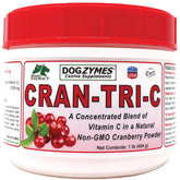 Dogzymes Cran Tri C label highlights triple vitamin C sources for pets