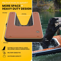 DOK Dog-DOK lightweight design offers portable setup and quick storage