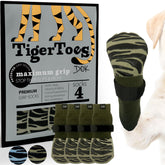 DOK TigerToes calcetines antideslizantes para suelo de madera con mayor tracción.