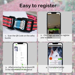 Dokitag QR code PET ID tag for instant profile access