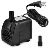 DOMICA 220GPH pump top view highlights compact, quiet design for discreet aquarium placement