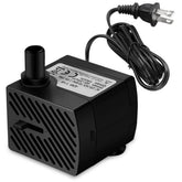 Domica 3W 50GPH mini-submersible pump top view for quiet aquarium circulation.