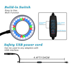 DOMICA clip-on aquarium light gooseneck permits flexible middle-tank illumination.
