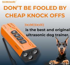 DomiDoni Alpha Pro LED light ready for evening outdoor use.