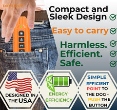 DomiDoni Alpha Pro safety features emphasize dog- and family-friendly design.