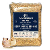 Dominion Hemp bedding coop setup showing clean nesting spaces for chickens and small pets.