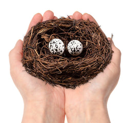 Domkier Easter nest hanging decoration, perfect for wedding decor and table centerpieces.