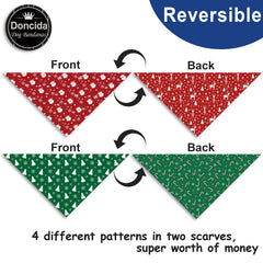 Doncida bandana with snowflakes pattern for winter outings