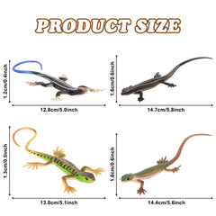 DONGKER cat lizard toy yellow - four colors encourage rotating playtime.