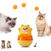 DONHUCHEP interactive wobble toy with teaser ball promotes active play and mental stimulation