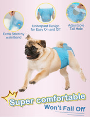 Dono dog diapers super absorbent core locks in moisture quickly.