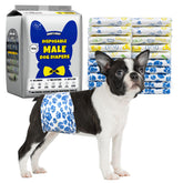 Dono dog diapers small wrap on dog offers secure fit for male dogs and helps prevent messes.