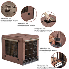 Donoro waterproof 600D cover for quick crate concealment and tidy space.