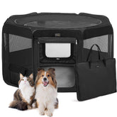 Donoro playpen-easy-setup-carry-case enables portable indoor/outdoor use.