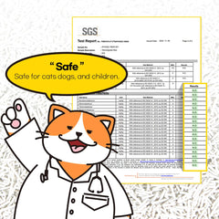 DOOBIT tofu cat litter natural odor control with milk fragrance