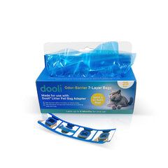 Dooli 7-layerodor-barrier bags for enhanced odor defense.