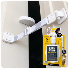 Door Buddy cat door latch closeup showing no-cut interior door design and easy install