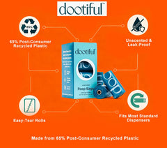 Dootiful tear-resistant dog poop bags for messier pickups
