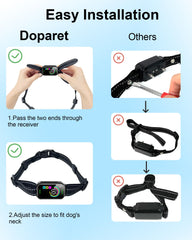 Doparet reflective strap closeup with bright strips enhances nighttime visibility and safety