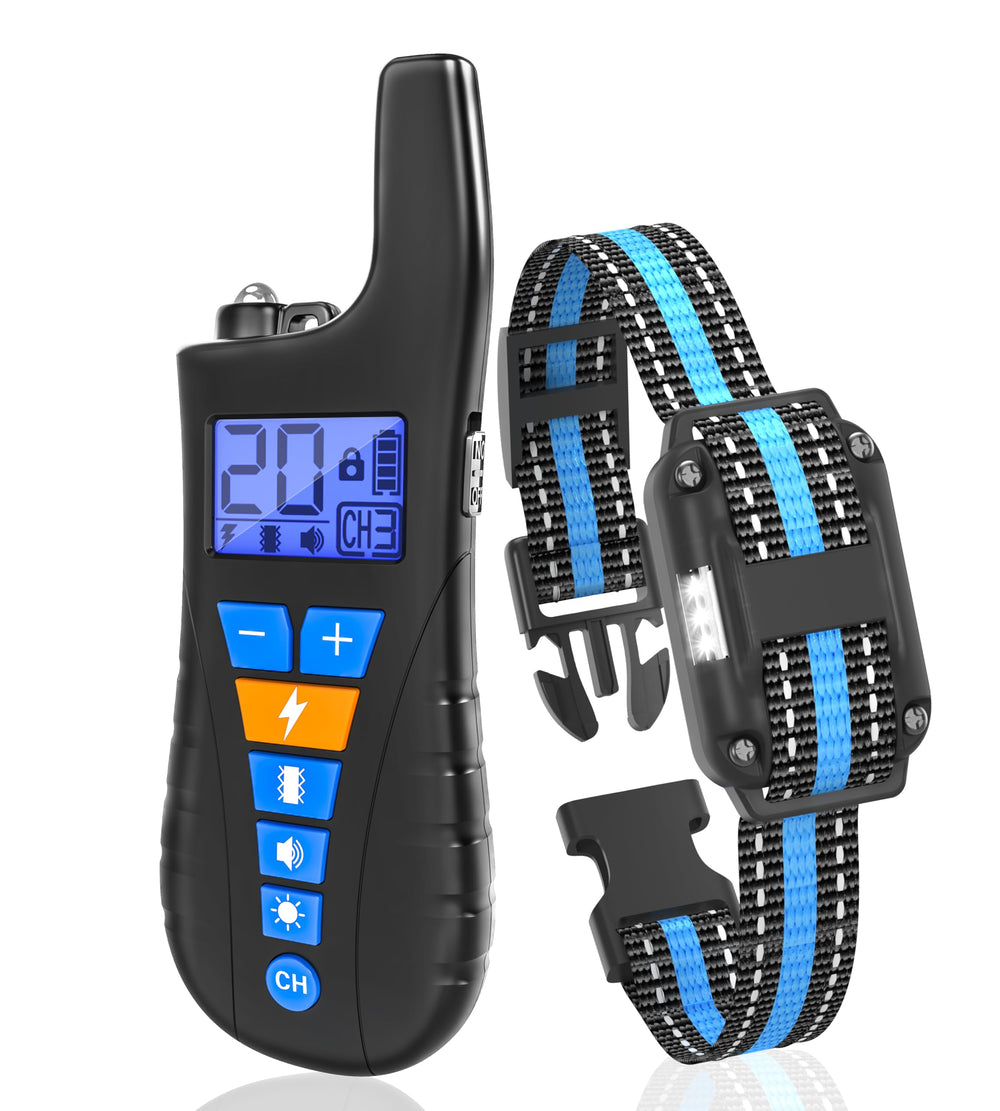 Doparet dog shock collar with remote shows adjustable training modes for versatile corrections